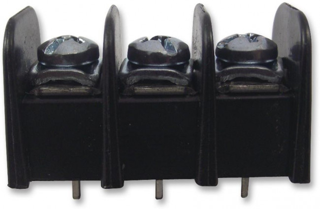 38720-6305, Barrier Terminal Blocks .375 PCB 5P PC STYLE no mounting ends