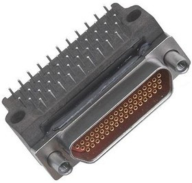 DCCM37SCBRP, D-Sub Micro-D Connectors 37P RA PCB cntcts Sckt cadmium plating