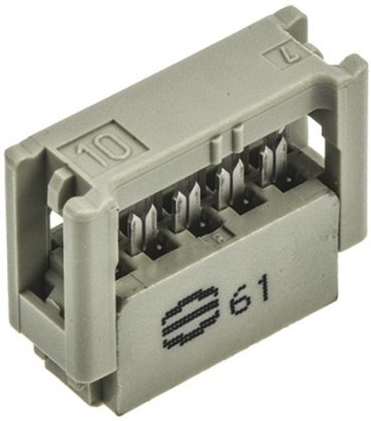09185106803, Headers &amp; Wire Housings 10P IDC FLAT CABLE NO STRN RELIEF