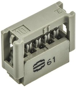 09185106803, Headers &amp; Wire Housings 10P IDC FLAT CABLE NO STRN RELIEF