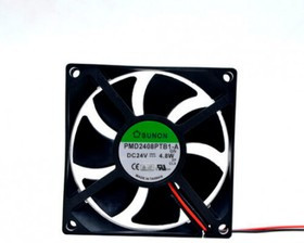PMD2408PTB1-A, Вентилятор Sunon DC 5.0W 80x25 2pin 24v?