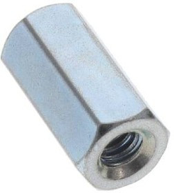 2104-632-B-12, Standoff Hex F/F 6-32-THD Brass Zinc Clear Chromate