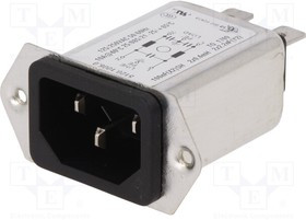 5120.1006.0, Разъем: питания AC, гнездо, "папа", 10А, 250ВAC, IEC 60320, 0,4мГн 5120.1006.0, Разъем: питания AC, гнездо, "папа", 10А, 250ВAC, IEC 60320, 0,4мГн