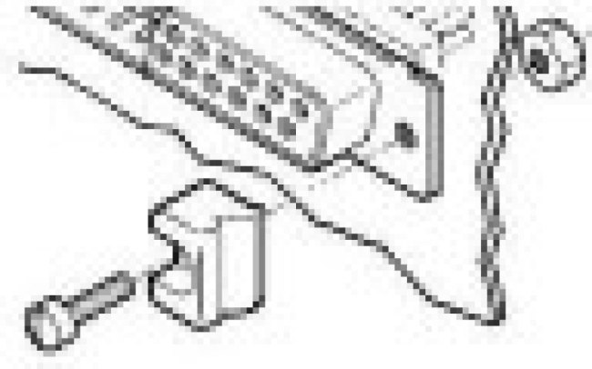 745286-2, AMPLIMITE Series Latching Block For Use With D-Sub Connector 745286-2, AMPLIMITE Series Latching Block For Use With D-Sub Connector