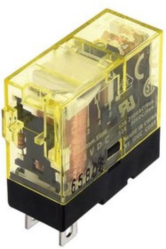 Relay, 1 Form C (NO/NC), 24 V (DC), 1080 Ω, 12 A, 30 V (DC), 250 V (AC), RJ1S-CLD1-D24