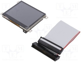 MIKROE-3857, Дисплей: TFT, 3,5", 320x240, 70,08x52,56мм, Интерфейс: 8080