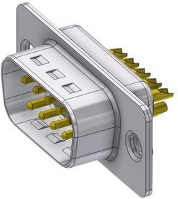 DTS09PZ/2, D-Sub plug, Plug, DE-9, Solder Cup