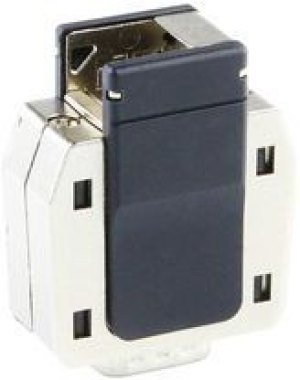 213032-1002, FCT Juwel D-Sub Backshell, Black