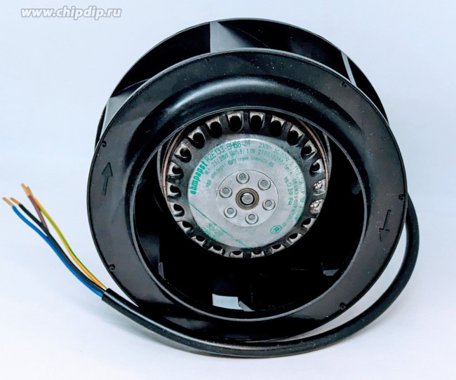 Вентилятор Ebmpapst R2E133-BH66-24 (мотор M2E052-BF) 230VAC 0.11/0.13A 8/11W