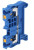 Through terminal block, push-in connection, 0.14-4.0 mm², 2 pole, 24 A, 8 kV, blue, 3209523