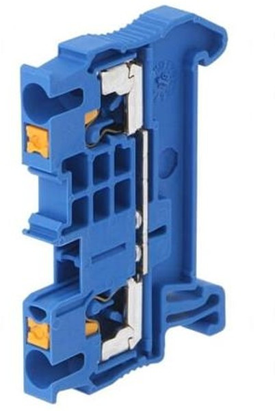 Through terminal block, push-in connection, 0.14-4.0 mm², 2 pole, 24 A, 8 kV, blue, 3209523 Through terminal block, push-in connection, 0.14-4.0 mm², 2 pole, 24 A, 8 kV, blue, 3209523
