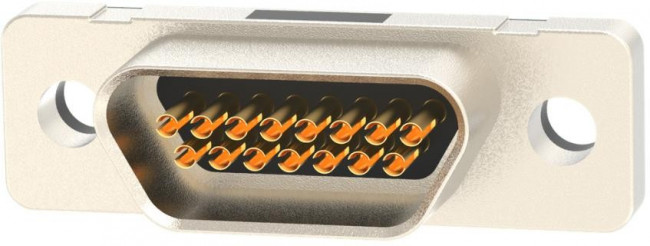 580-M15-203L001, D-Sub Micro-D Connectors MMd F 15P SC 15u