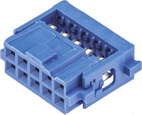 1658526-5, Conn IDC Connector F 10 POS 2.54mm IDT RA Cable Mount