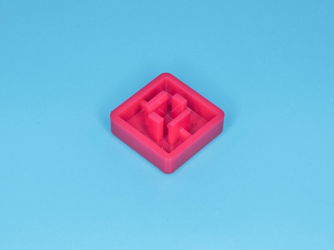 SWT-9S-R, Колпачок квадратный для тактовой кнопки, красный