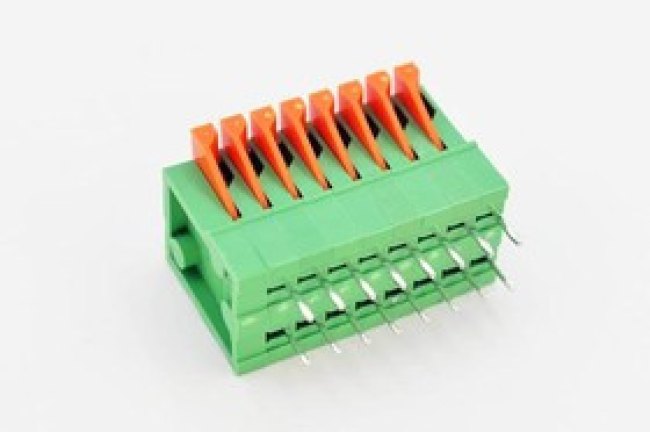 DG141V-2.54- 08P-14-00A(H), Клеммный блок Нажимной, Контактов: 8, Шаг: 2.54 мм, Серия: DG141V-2.54