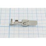 Клемма вилка, 6,3x0,8, 2-2,5мм2, латунь луженая