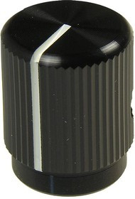 42006-2, D12.7мм, отв. 3,2мм, Ручка металл, черная