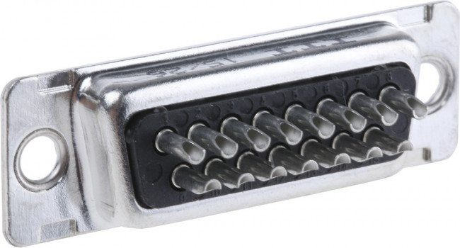 121073-2056 D, D* 15 Way Panel Mount D-sub Connector Socket 121073-2056 D, D* 15 Way Panel Mount D-sub Connector Socket