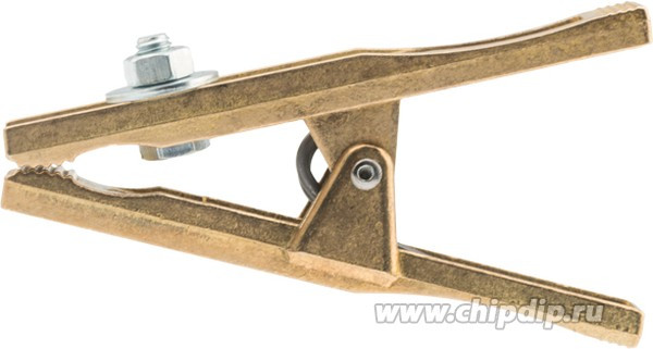 16-0052-9, Зажим «крокодил» 200 А 140 мм для сварки (латунь) Профи РОССИЯ 16-0052-9, Зажим «крокодил» 200 А 140 мм для сварки (латунь) Профи РОССИЯ