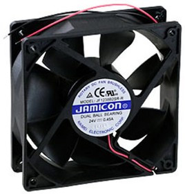 JF1238B2SR-R, вентилятор 24В 120х120х38мм подшипник качения авторестарт 3200 об/мин