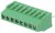 282834-8, Conn Eurostyle Block HDR 8 POS 2.54mm Solder ST Thru-Hole 10A/Contact Carton