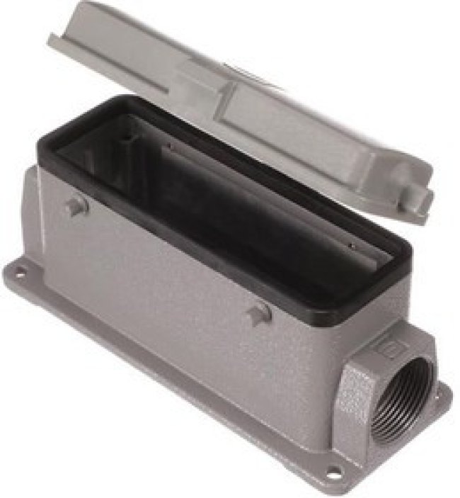 09340100202, Heavy Duty Power Connectors BS SURFACE 4 PEGS HAN HVE