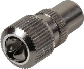 PSG08351, TV Coax Plug, Metal, 10 Pack