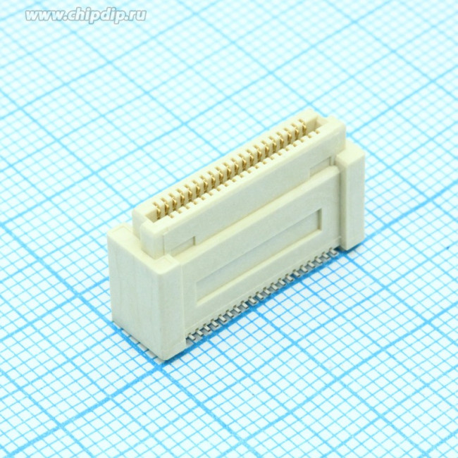 5-5179010-1, Conn Fine Pitch Connector RCP 40 POS 0.8mm Solder ST SMD Box/Tube