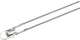 HLMP-KB45-A0000, Светодиод, Синий, Сквозное Отверстие, T-1 (3mm), 20 мА, 3.2 В, 470 нм