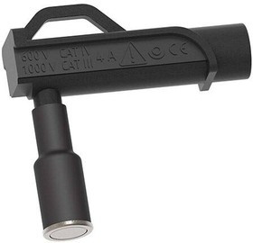 CT3885-0, Test Connectors 11mm MAGNETIC CONN 4mm RT ANGLE BLACK