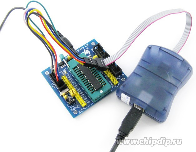 USB AVRISP XPII (AVRISP mkII), Внутрисхемный AVR/XMEGA программатор с поддержкой ISP и PDI интерфейсов USB AVRISP XPII (AVRISP mkII), Внутрисхемный AVR/XMEGA программатор с поддержкой ISP и PDI интерфейсов