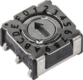 P36SMJ103, 16 Way Surface Mount DIP Switch, Screwdriver Actuator