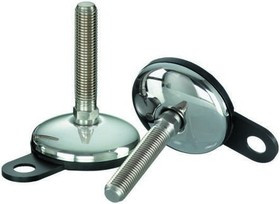 A205/011, Stainless Steel Adjustable Feet 100mm Dia. 191mm 1000kg Static load Capacity,150mm M20 3.5