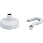 Крючок на неодимовом магните Е25 (М5), белый