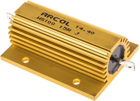 HS100 15R J, 15 100W Wire Wound Chassis Mount Resistor HS100 15R J ±5% HS100 15R J, 15 100W Wire Wound Chassis Mount Resistor HS100 15R J ±5%