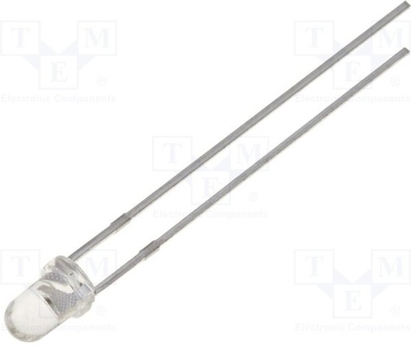 LUYF30243/A-01, LED; 3mm; yellow; 5500?9000mcd; 15°; Front: convex