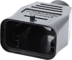 C146 10R008 606 12, Amphenol Heavy Mate Q Heavy Duty Power Connector Hood, M25 x 1.5 Thread C146 10R008 606 12, Amphenol Heavy Mate Q Heavy Duty Power Connector Hood, M25 x 1.5 Thread