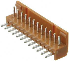 IL-G-12P-S3L2-SA, IL-G Series Right Angle Through Hole PCB Header, 12 Contact(s), 2.5mm Pitch, 1 Row(s), Shrouded