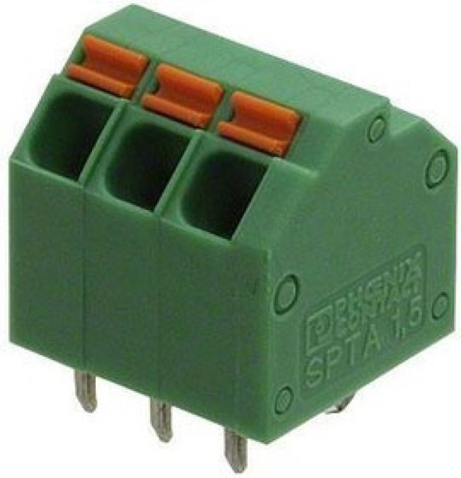 1751480, Fixed Terminal Blocks SPTA 1.5/3-3.81 3P 3.81MM
