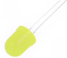 OSY5LUA1K4A, LED; 10mm; yellow; 30?45mcd; 180°; Front: convex; 1.8?2.6V