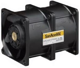 9CRLA0612P0G001, DC Fans Fan, 60x60x76mm, 12VDC, Counter Rotating, Long Life, High Pressure, Tach/PWM