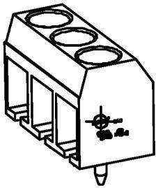 39543-0602, Fixed Terminal Blocks 5.0MM EUROBLOCK PC VERT LP BLK 2CKT