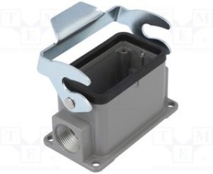 D16A-SF-1L-PG16, Корпус: для разъемов HDC, размер D16A, с защелкой, угловой, PG16