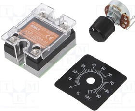 ASR-25RA-H, Реле: полупроводниковое, Rвх: 0-1МОм, 25А, 48-480ВAC, Серия: ASR ASR-25RA-H, Реле: полупроводниковое, Rвх: 0-1МОм, 25А, 48-480ВAC, Серия: ASR