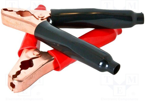BU-010031, Зажим "крокодил", 200А, Диап.захвата макс.38мм, Длина 153мм BU-010031, Зажим "крокодил", 200А, Диап.захвата макс.38мм, Длина 153мм