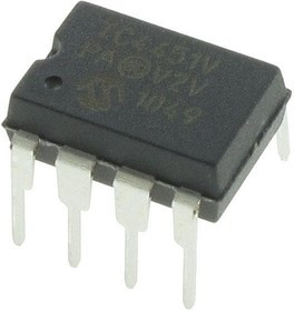 TC4451VPA, Gate Drivers 12A Sngl MOSFET Drvr