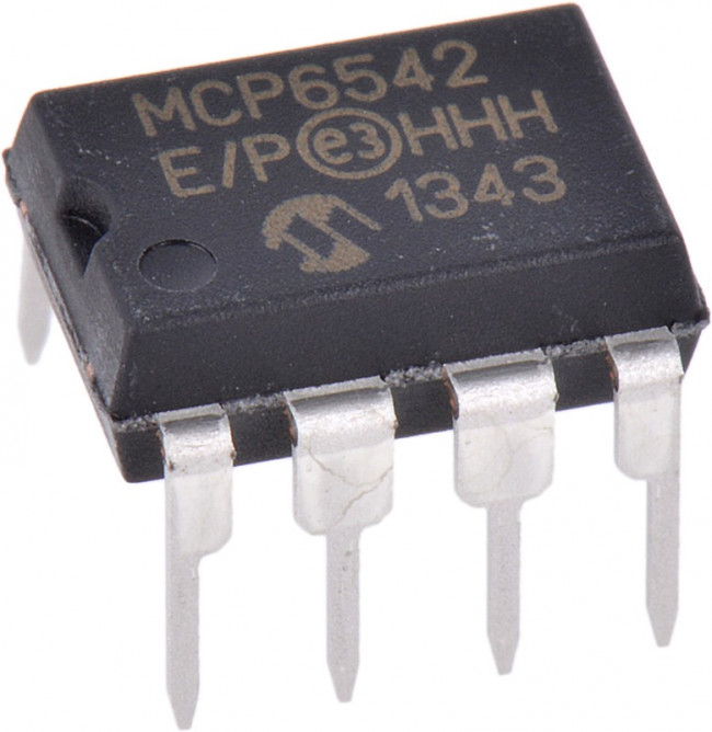 MCP6542-E/P, Аналоговый компаратор, Двойной, Низкая Мощность, 2 Компаратора, 4 мкс, 1.6В до 5.5В, DIP MCP6542-E/P, Аналоговый компаратор, Двойной, Низкая Мощность, 2 Компаратора, 4 мкс, 1.6В до 5.5В, DIP