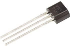 VN10LP, МОП-транзистор, N Канал, 270 мА, 60 В, 7.5 Ом, 10 В, 2.5 В