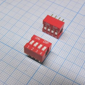 NDSR-04V, DIP Switches / SIP Switches Dip switch Slide Type
