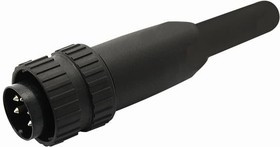 T 3394 991, Circular DIN Connectors MALE STRAIGHT CONN